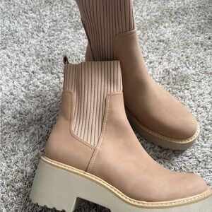 Dolce Vita Zepplin Boots in Nude
